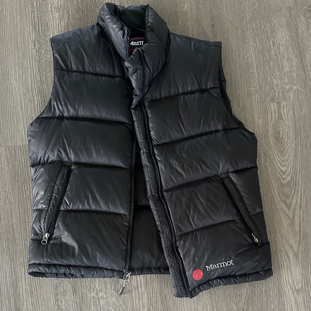 Marmot Black Quilted Puffer Vest